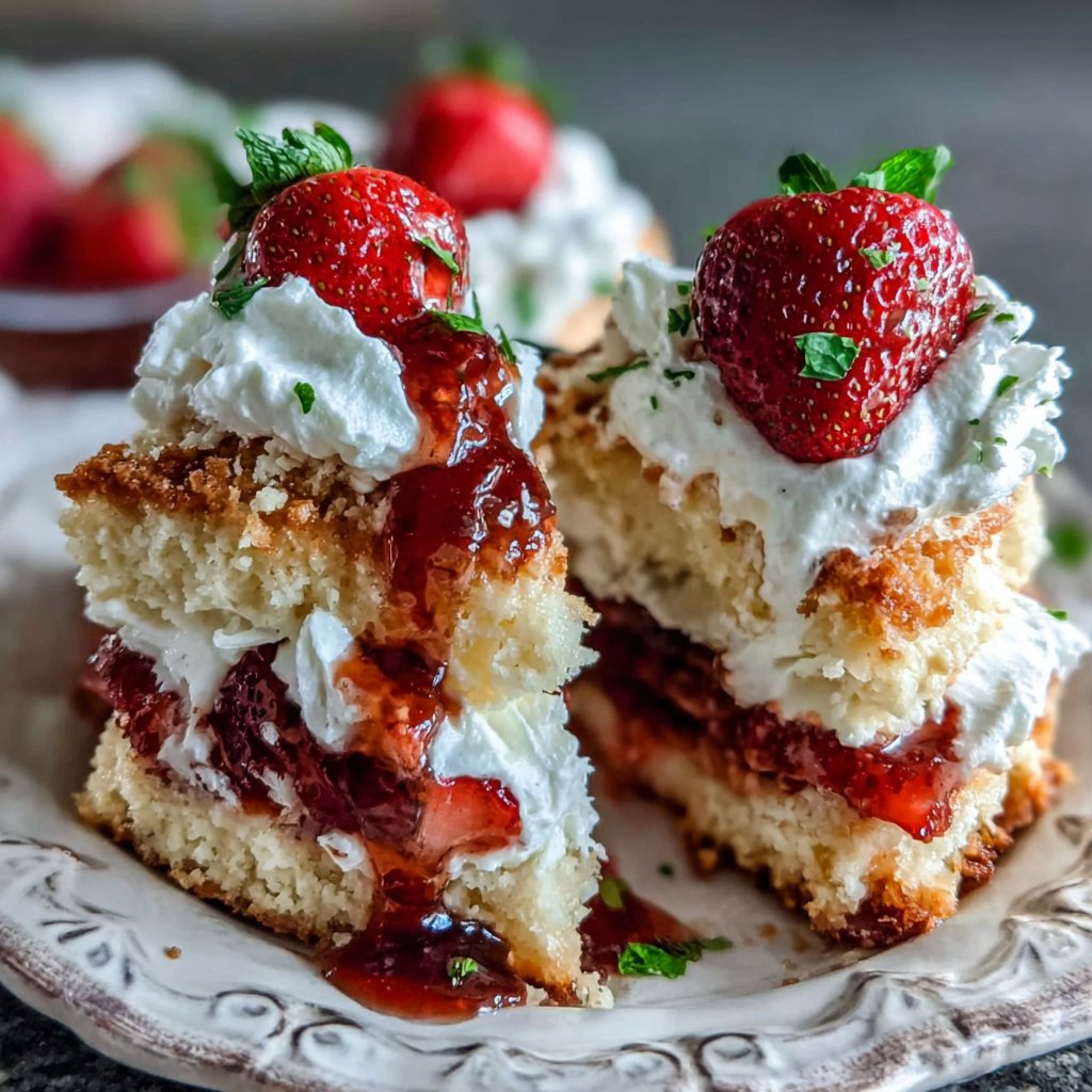 Traditional Strawberry Shortcake Delights