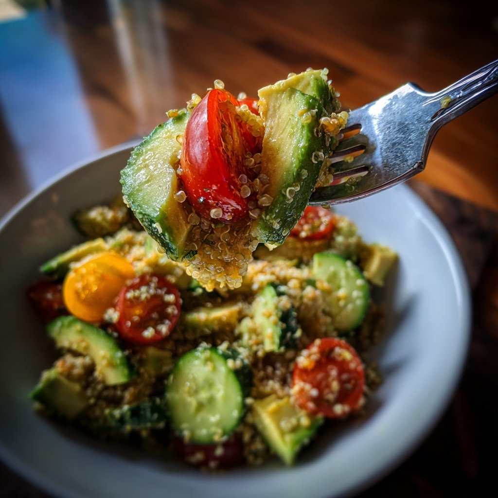Healthy Avocado Quinoa Salad
