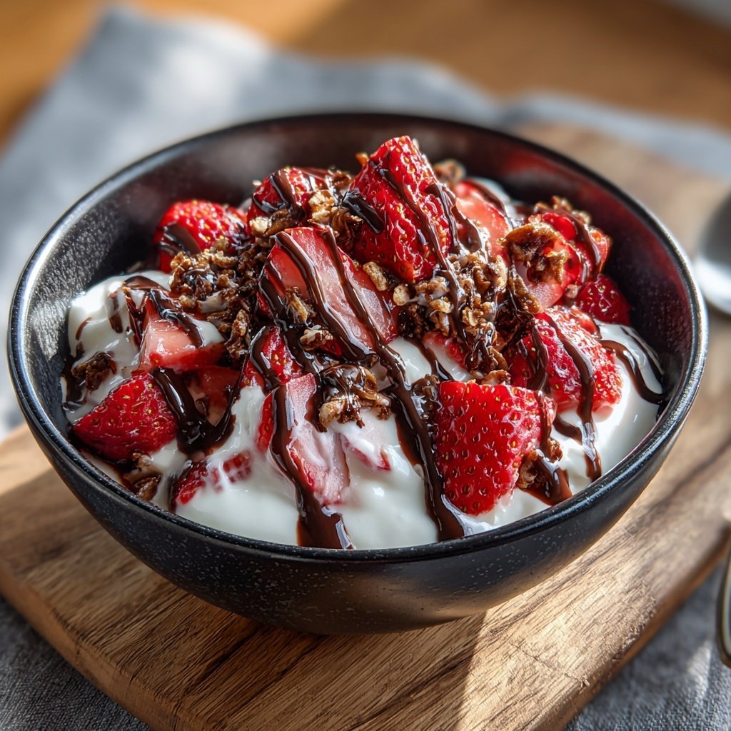 Chocolate Strawberry Breakfast Bowl