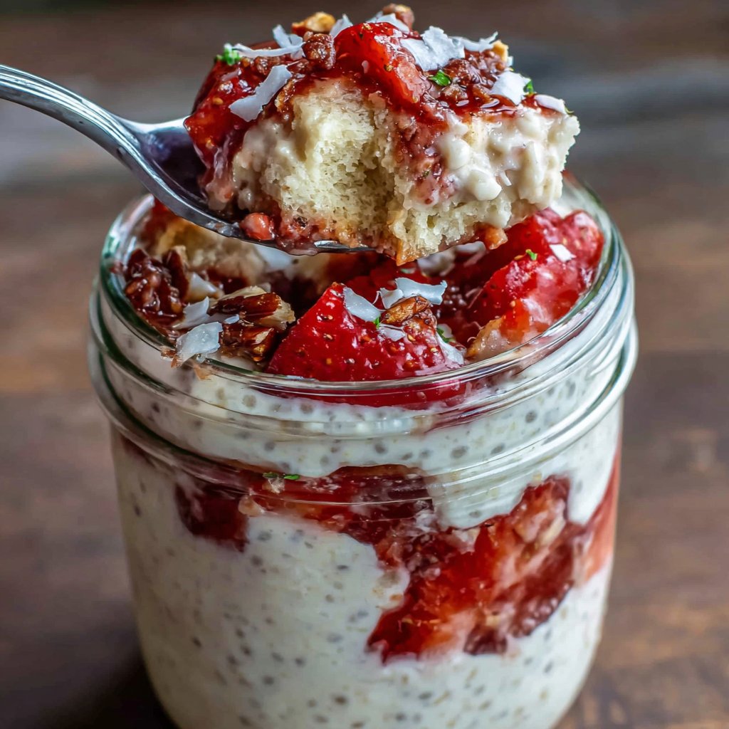 Strawberry Chia Seed Pudding