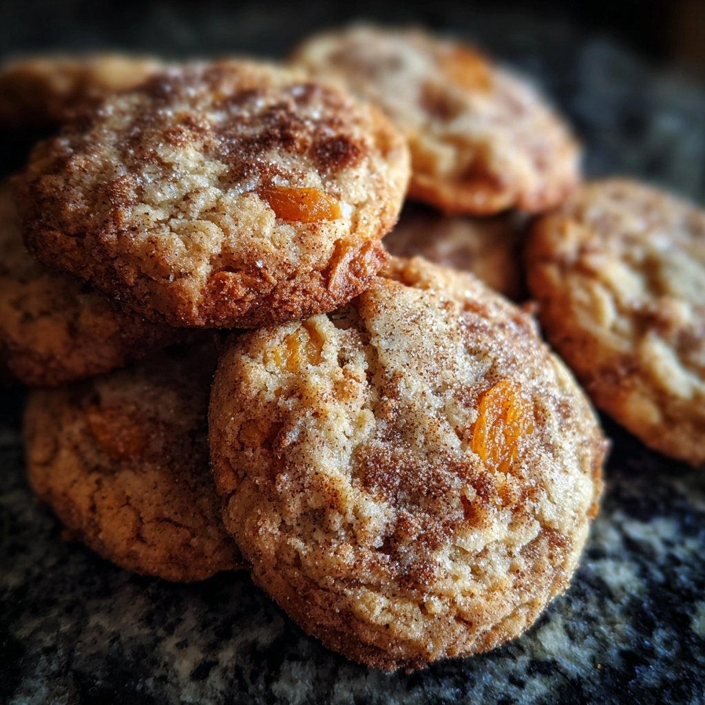 Cinnamon Apricot Spring Cookies