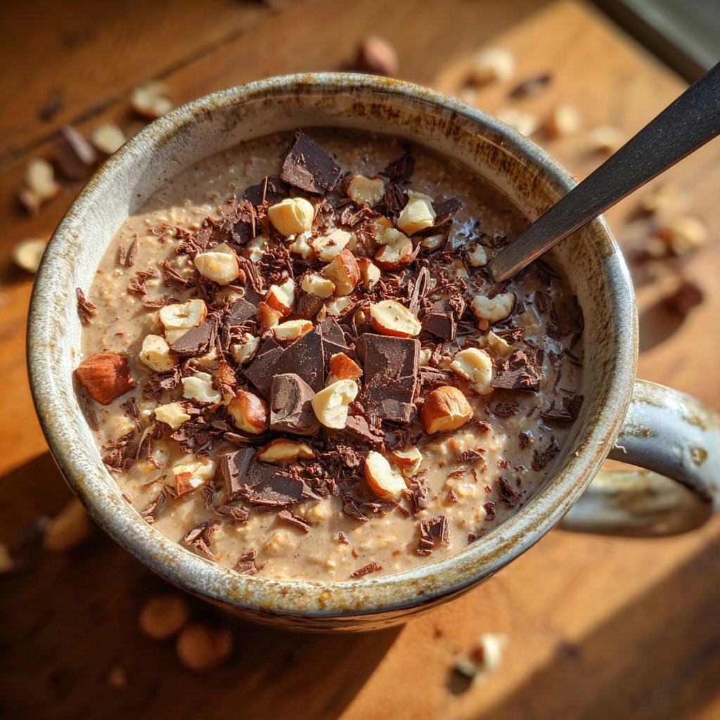 Chocolate Hazelnut Overnight Oats