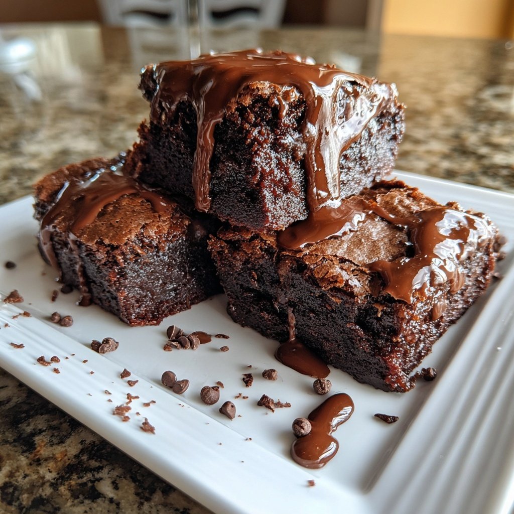 Dessert Chocolate Fudge Brownies