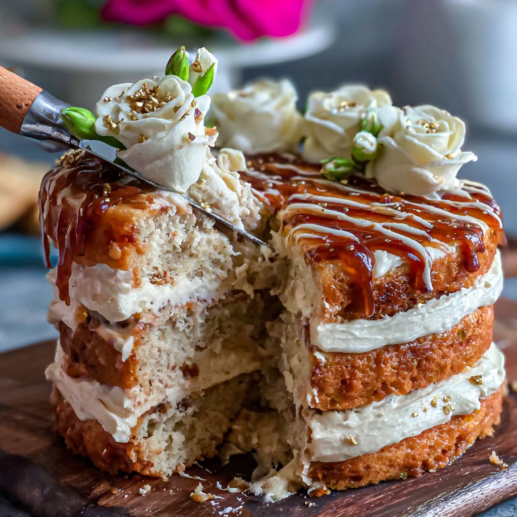 Elegant Graduation Rose Cake